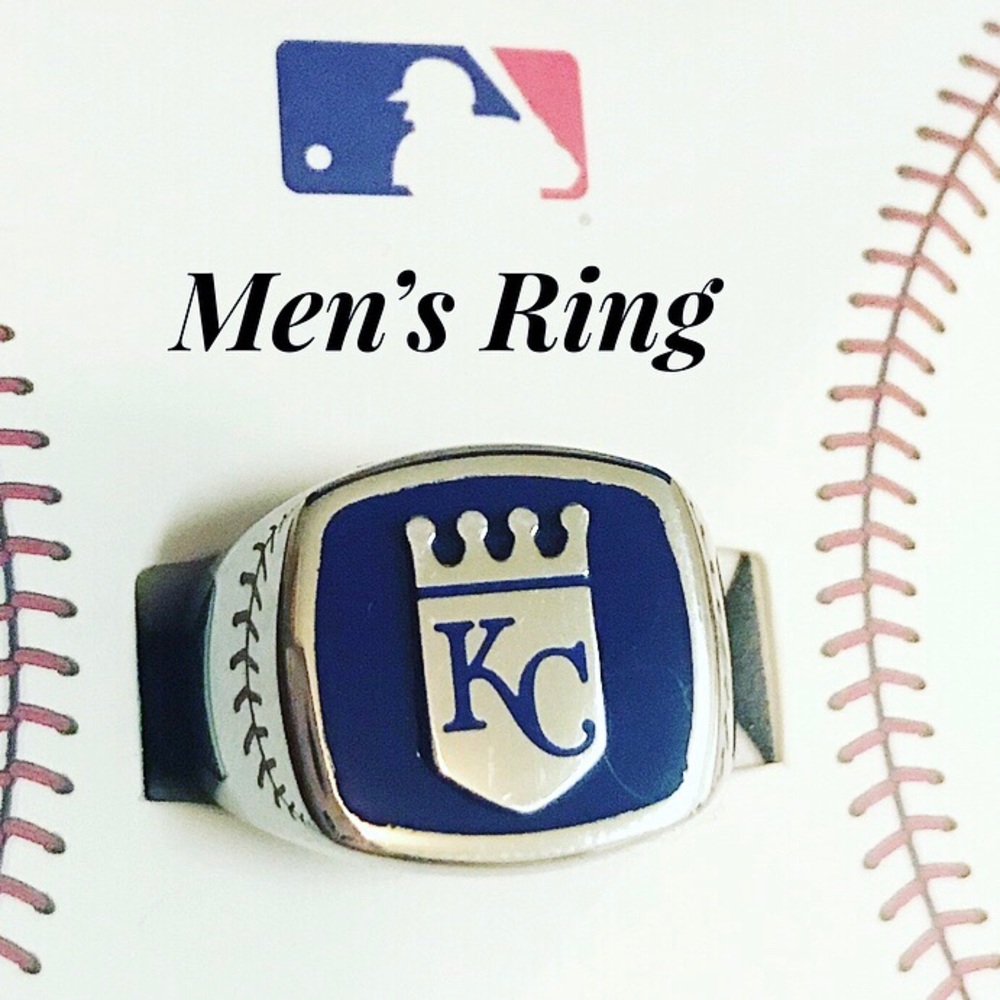 Kansas City Royals Men’s Stainless Steel Ring